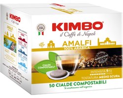 Kimbo Amalfi – ESE 44mm Koffiepads (50 stuks) | Zachte en aromatische Italiaanse espresso