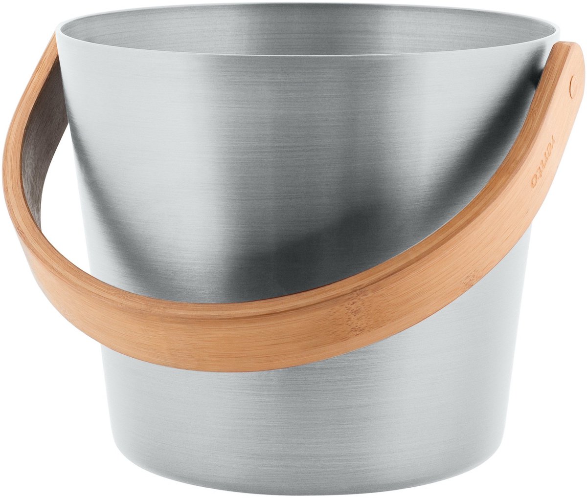Rento Sauna Emmer met een beugel van bamboe hout - Aluminium