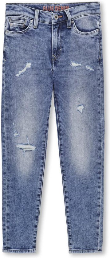 ONLY & SONS JUNIOR OSJYOKE TAPERED MB DES 7275 DIA DNM CS Jongens Jeans - Medium Blue Denim