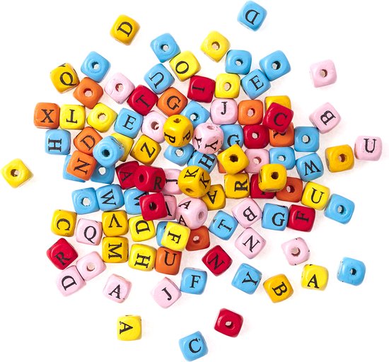 Letter kralen 100 stuks | Arianne Creatief
