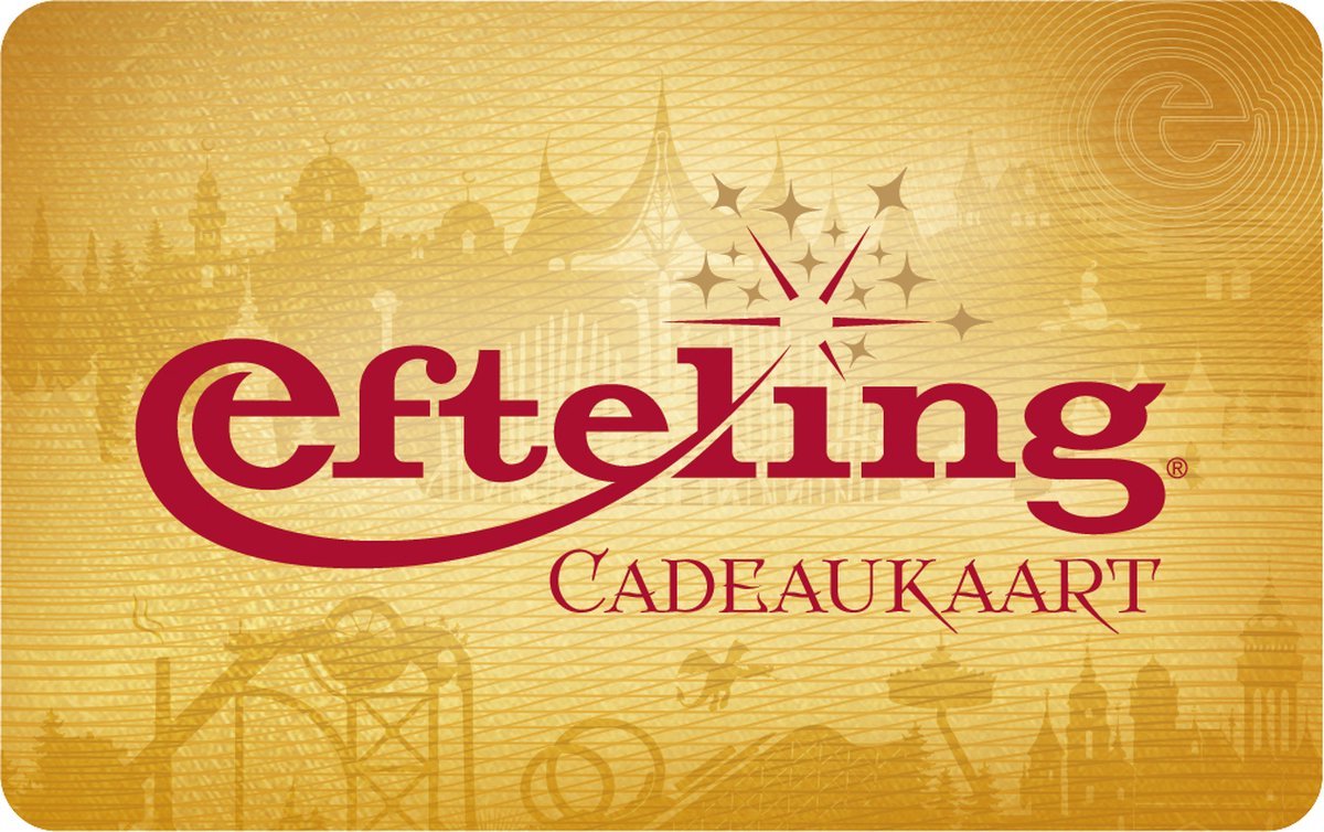 Efteling - Cadeaubon - 150 euro + cadeau-envelop