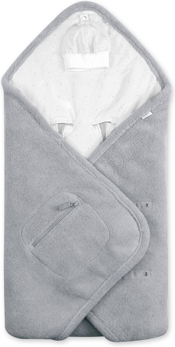BEMINI Voetenzak - Biside 0-12m - Zacht comfort - Grizou