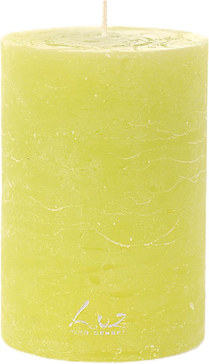 LUZ Rasteli Luz Your Kaars Cilinder Groen-Lime Groen D 9 cm H 13 cm