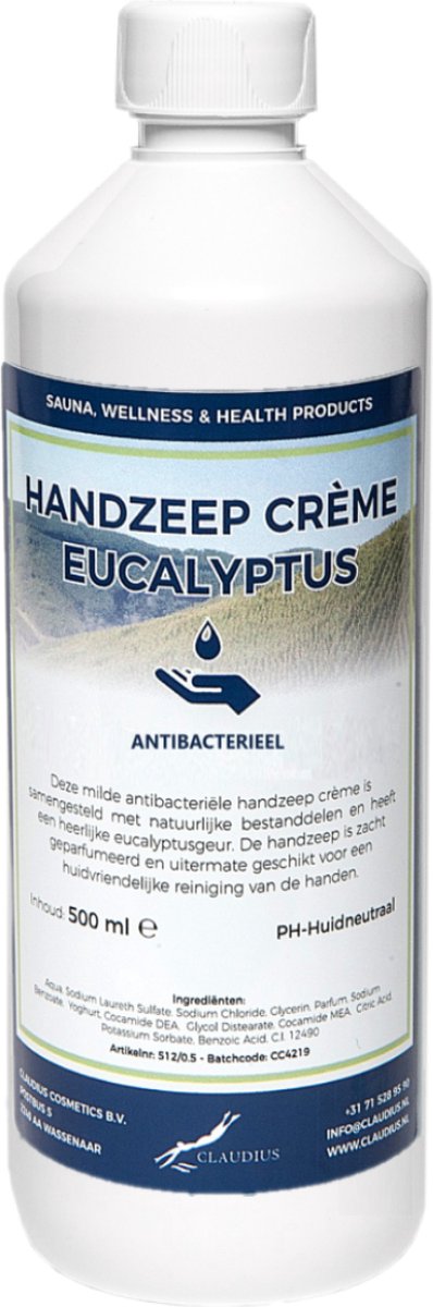 Goedkoopste Handzeep Crème Eucalyptus 500 ml