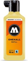 Molotow ONE4ALL™ - 180ml Pastelgele navul Inkt op acrylbasis