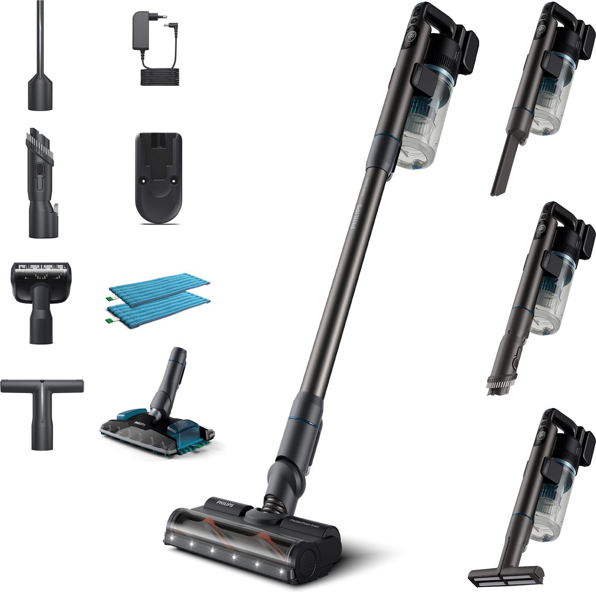 Philips 8000 Series Snoerloze Aqua Plus-stofzuiger XC8055/01