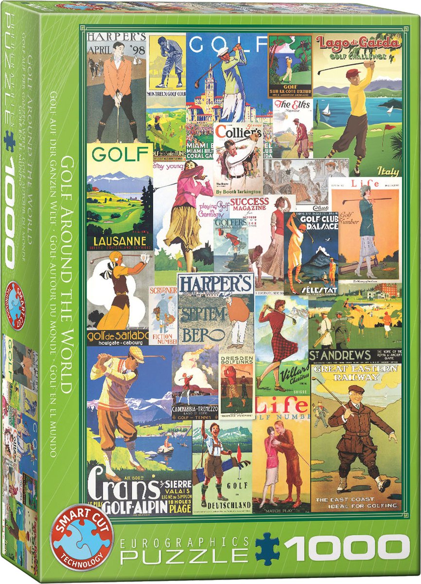 Golf Around the World Puzzel (1000 stukjes)