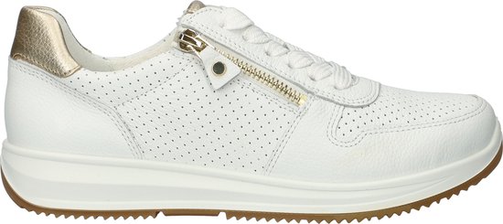 Ara Sneakers laag 'Osaka' donkerbeige / wit sneakers