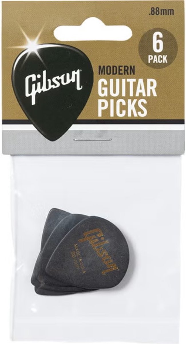 Gibson - Jazz III XL - Plectrum - Tortex - 0.88 mm - 6-Pack