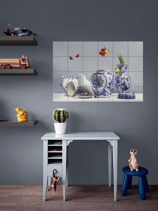IXXI Royal white, Sander van Laar - 140 x 100 cm - Gratis ophangtool - Grote wanddecoratie en posters - Klassiek, Fotografie, Decoratieve kunsten