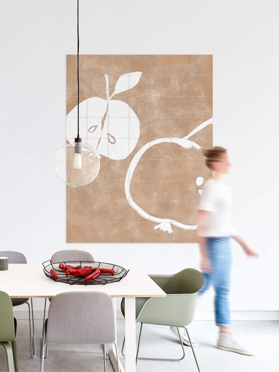 IXXI Vie Simple No. 72, Treechild & Various - 80 x 100 cm - Gratis ophangtool - Grote wanddecoratie en posters - Minimalisme, Illustraties, Grafisch