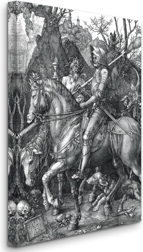 Albrecht Dürer - The Knight, Death and the Devil, De ridder, de dood en de duivel (1513) - 3:2