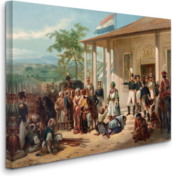 Nicolaas Pieneman - The Submission of Prince Dipo Negoro to General De Kock - De overgave van prins Dipo Negoro aan generaal De Kock (1830-35) - 2:3