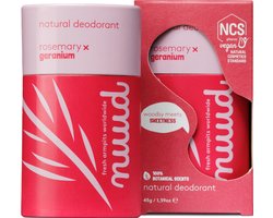 nuud - natuurlijke, vegan deodorant - Rozemarijn x Geranium Stick