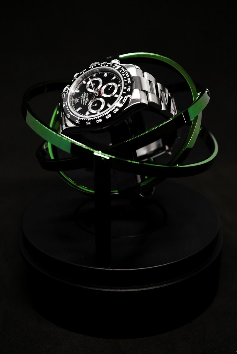 Elbrus Horology - Groen - Limited Edition 200 stuks - Oplaadbare batterij - Tourbillon Horloge Opwinder - Gyrowinder Orbit Watch Winder