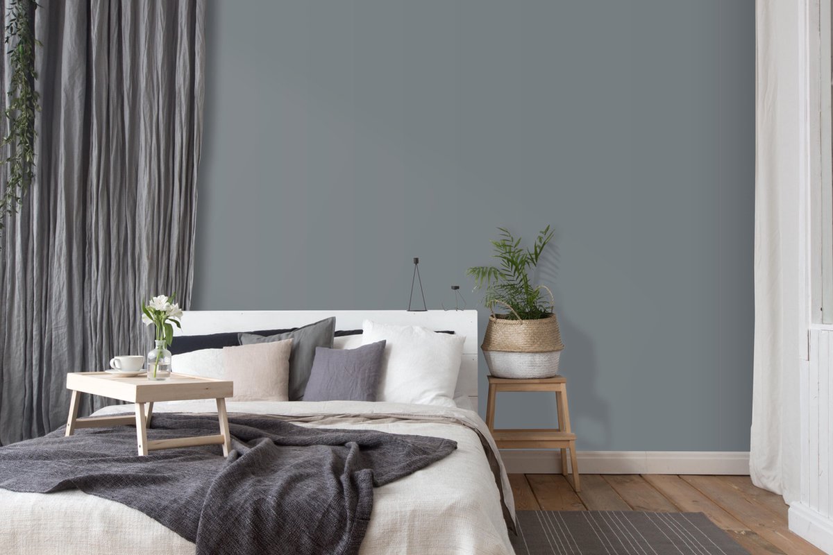 Decoverf muurverf mat grafiet, 4L – foto 3