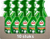 Dreft 3in1 Power Spray Stop Soaking - Spray de prétraitement, dégraissant, dégraissant pour vaisselle et Cuisine - Parfum citron - 10 x 500 ML
