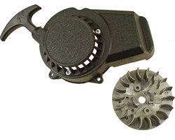 Trekstarter met vliegwiel (aantrekmechanisme) voor pocketbike minibike minicrosser mini ATV 49cc 2-takt
