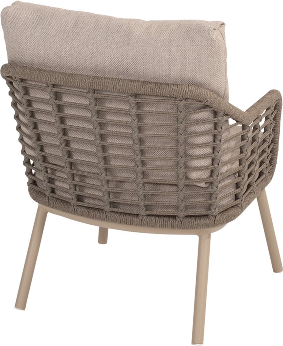 Taste by 4 Seasons Puglia chaise de jardin basse - latte