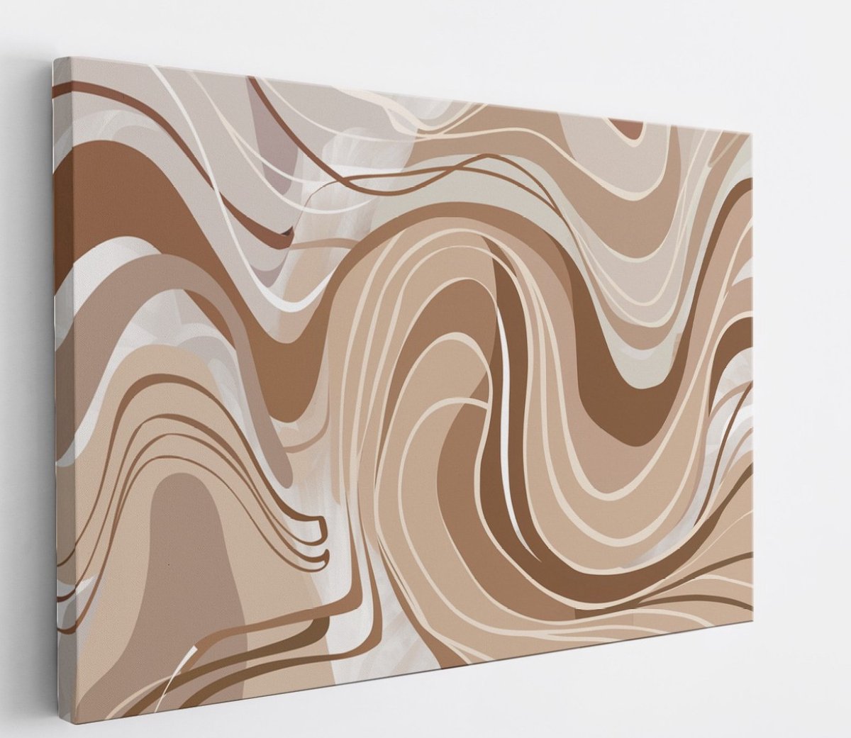 Saammp Canvas Schilderij - pastel kleuren - Abstract - 45x30 - Foto op canvas - Wanddecoratie - Muurdecoratie Woonkamer - Slaapkamer decoratie - Canvas Print Multicolor