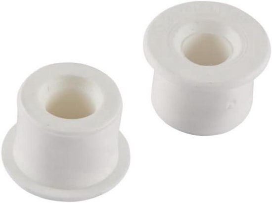 Vente-unique Set van 4 poten voor een lattenbodem - Zwart