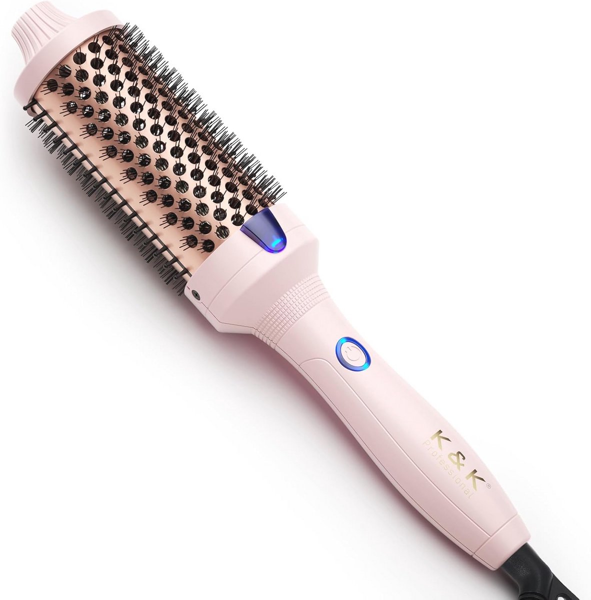 Thermische borstel met keratine bescherming - verwarmd stylingtool voor volume en gladheid