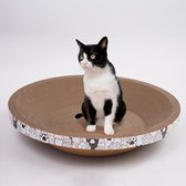 Bol.com KRABBET VOOR KATTEN KARTONNEN krabpaal KARTONNEN ZITJE voor katten aanbieding