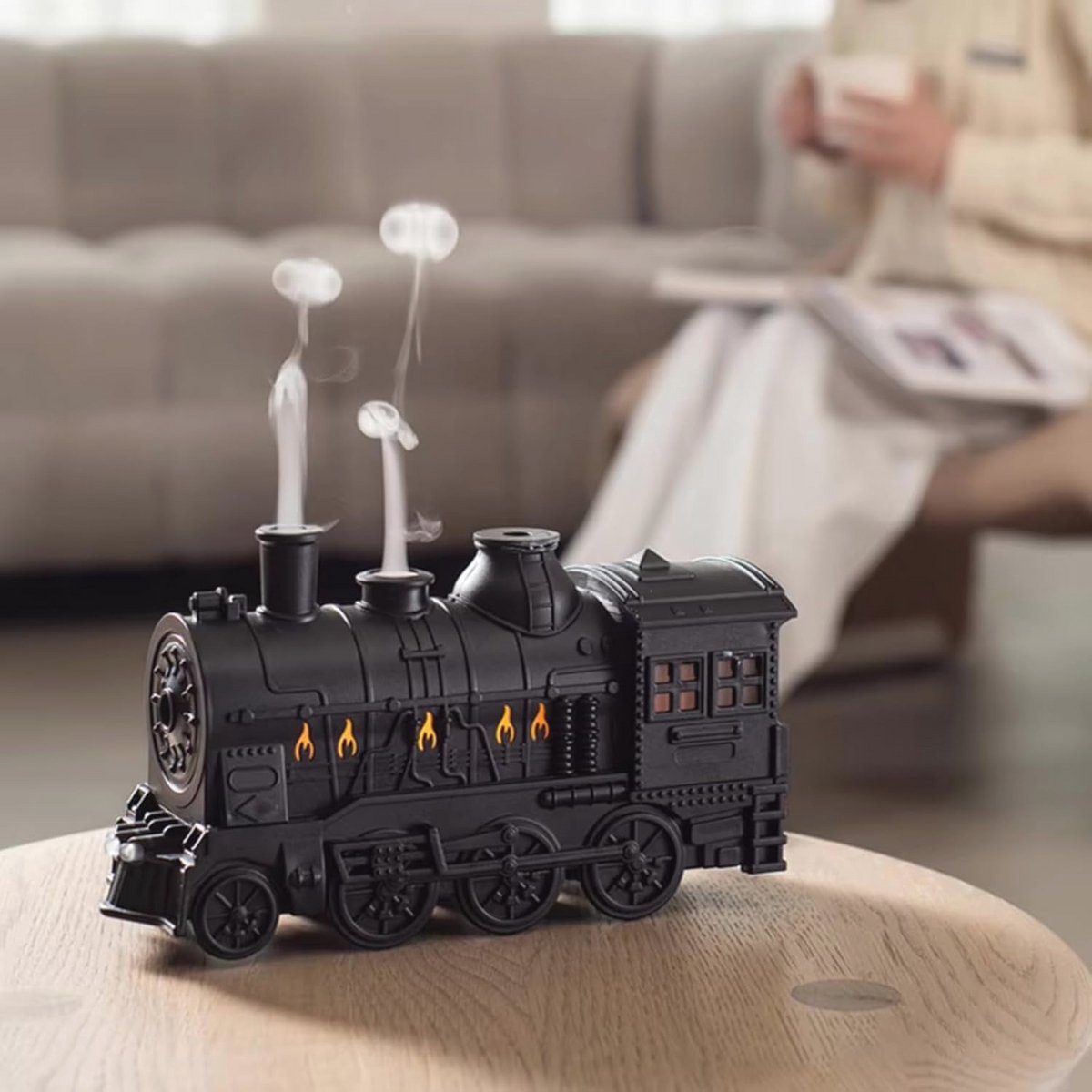 Aromatherapie Luchtbevochtiger met Verlichtingsmodi - 300 Ml Koele Mist Diffuser voor Slaapkamer en Kantoor