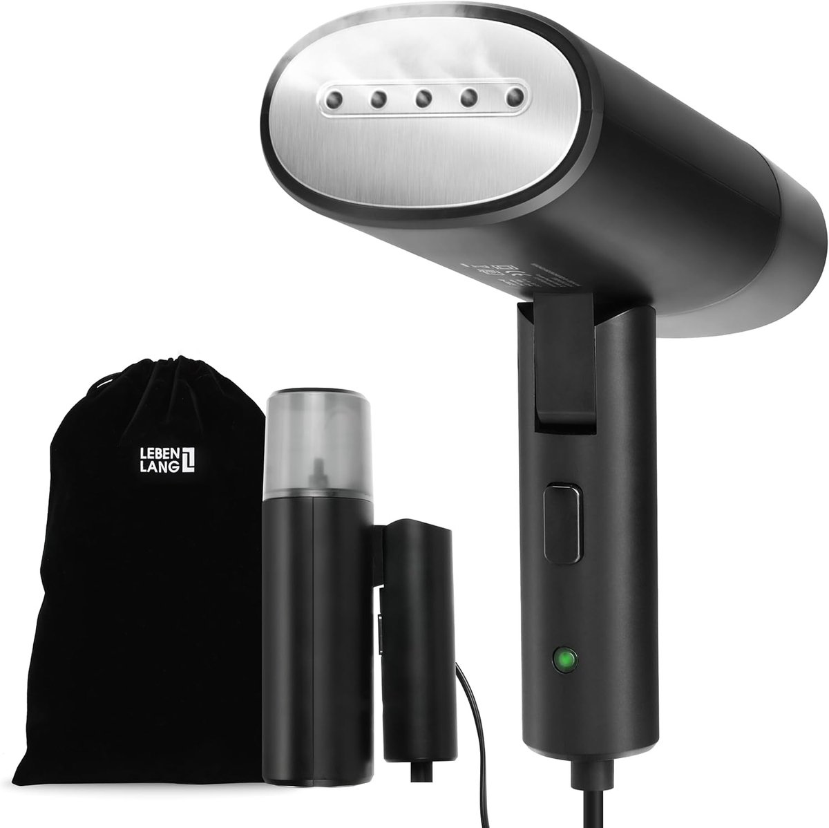 Compact Opvouwbare Stoomstomer voor Reizen – Handheld Stoomstrijkijzer voor Efficiënt Strijken op Vakantie