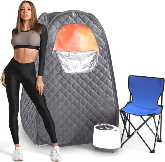 Stoomgenerator, Draagbare Saunastomer, Stoomsauna-Fumigator, Inclusief Afstandsbediening,2L(1000W Stoomgenerator, Draagbare Saunastomer, Stoomsauna-Fumigator, Inclusief Afstandsbediening,2L(1000W