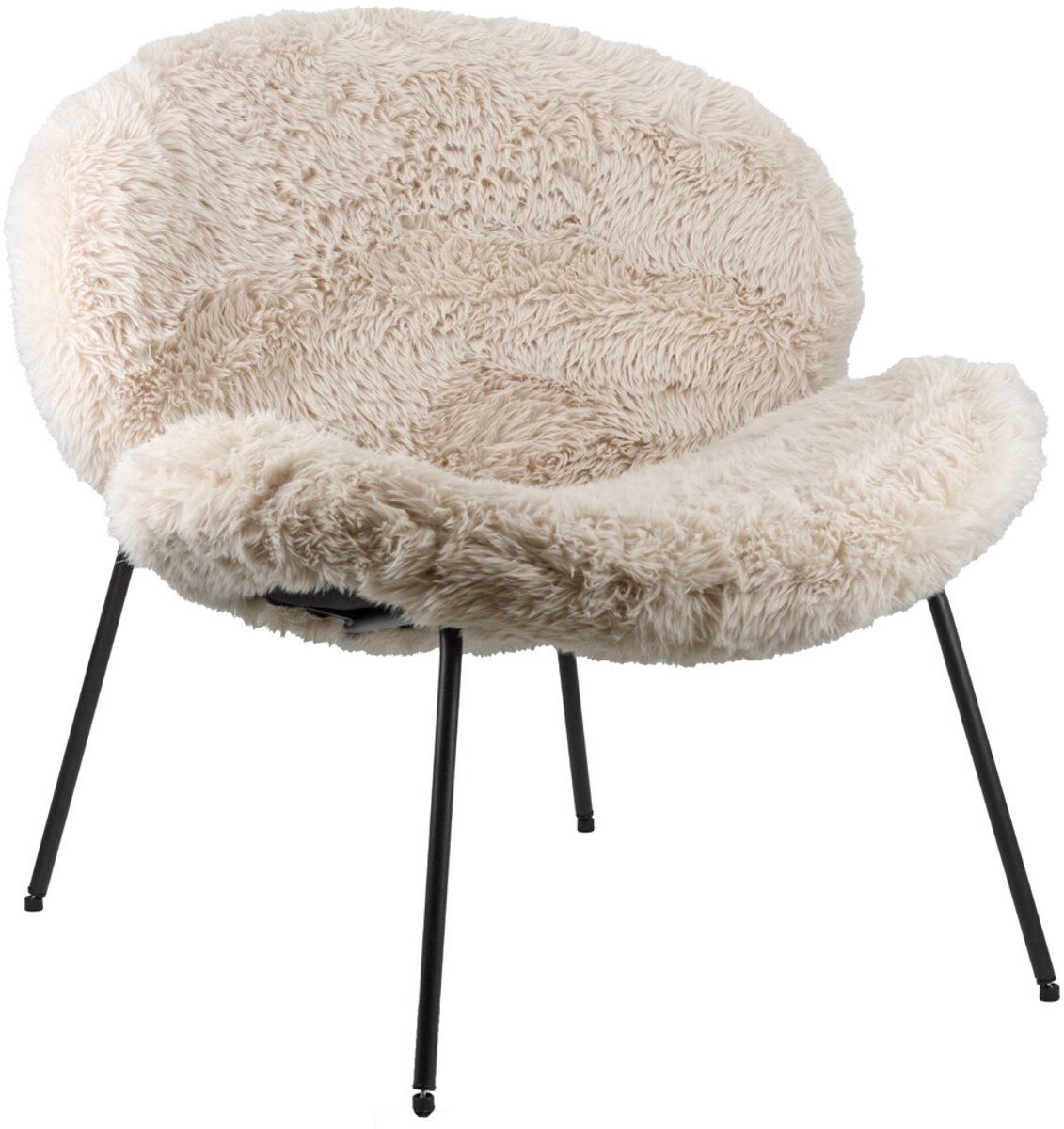 Homebound by Kolony HomeBound by KY | Fauteuil Lotta pluche beige | fauteuil Lotta crème