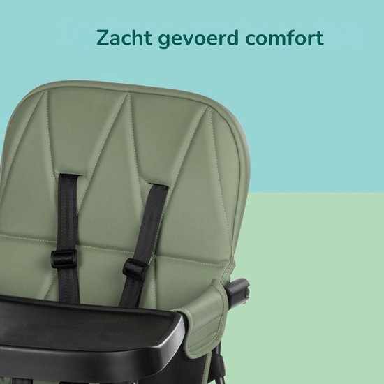 Zylo® Kinder Eetstoel - Baby Eetstoel - Kinderstoel Baby - 73x60x96cm-mineraalgroen — afbeelding 4