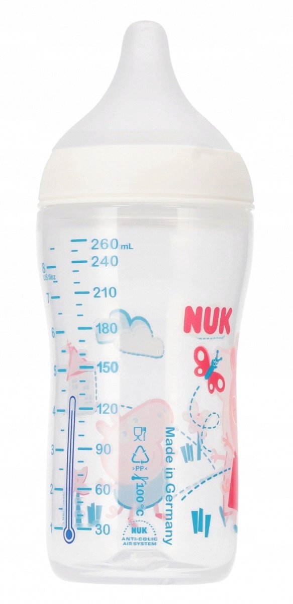 NUK - Peppa Pig - Perfect Match Babyfles - 3 m+ - 260 ml - 260 ml van Merkloos — afbeelding 4