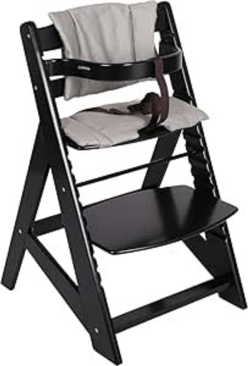 Zylo® Kinder Eetstoel - Baby Eetstoel - Kinderstoel Baby - 48x58x80 - Zwart