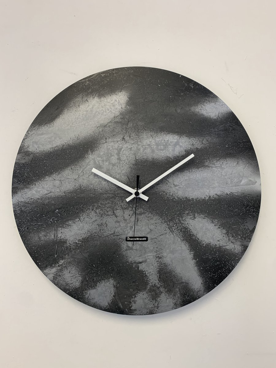ChantalBrandO Wandklok BRETAGNE XL Modern Industrieel Design