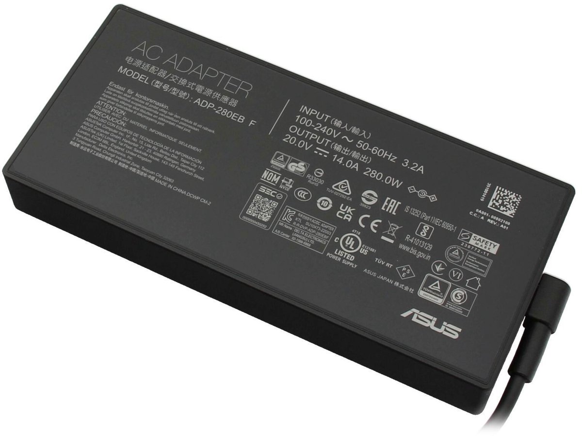 Asus 0A001-00801000 oplader 280W - (ROG)