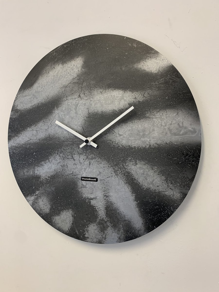 ChantalBrandO Wandklok BRETAGNE XL Modern Industrieel Design