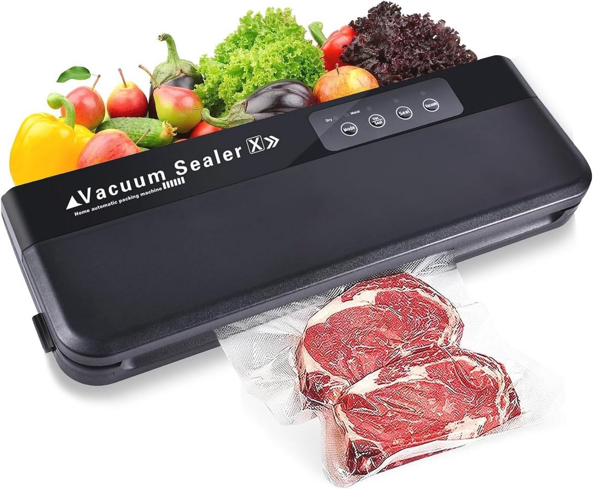 Vacuümsealer 4-in-1 - Eenvoudig en Efficiënt Voedsel Vacuüm Verpakken