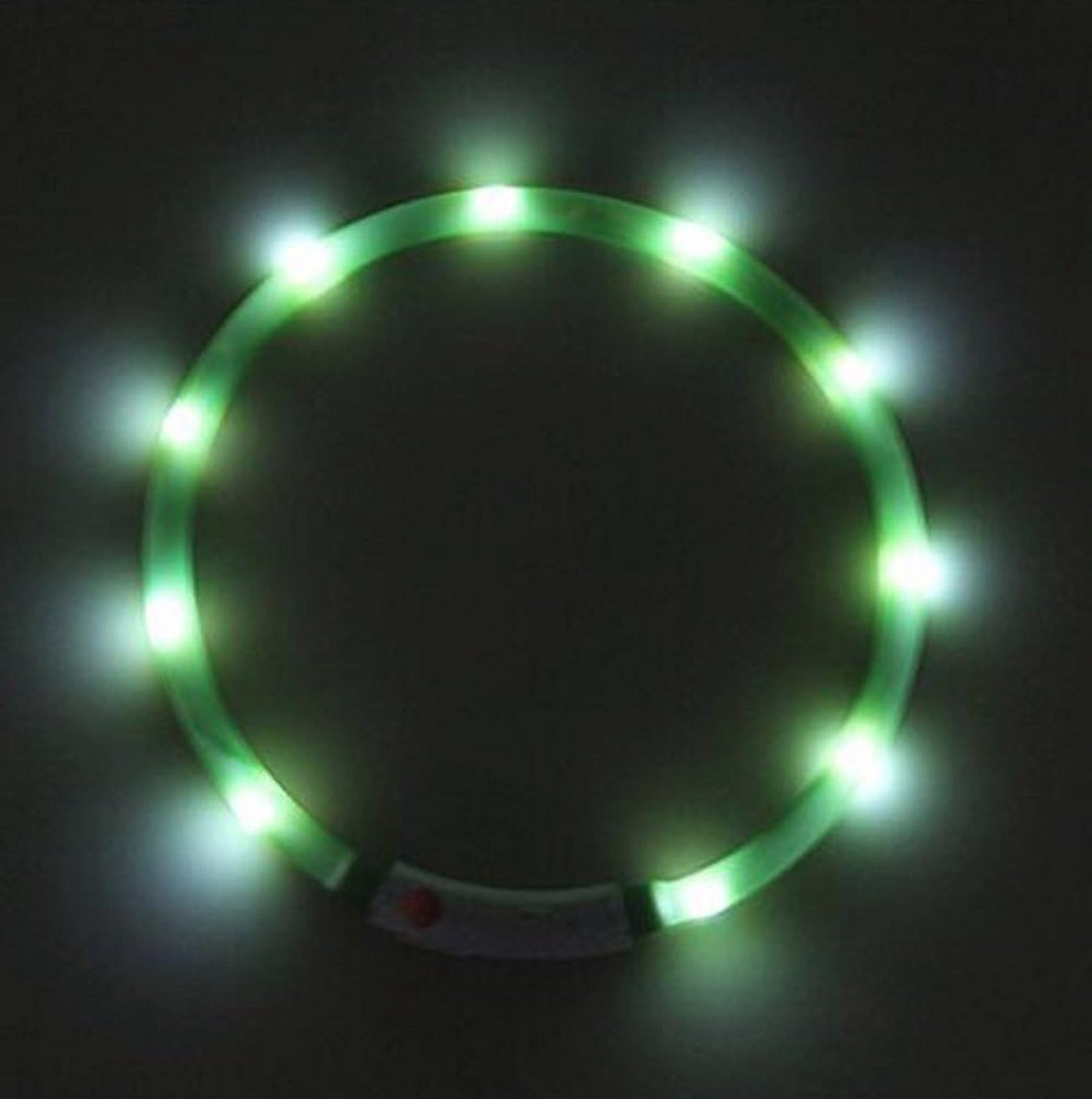 Oplaadbare Knipperende Band - USB, Groen
