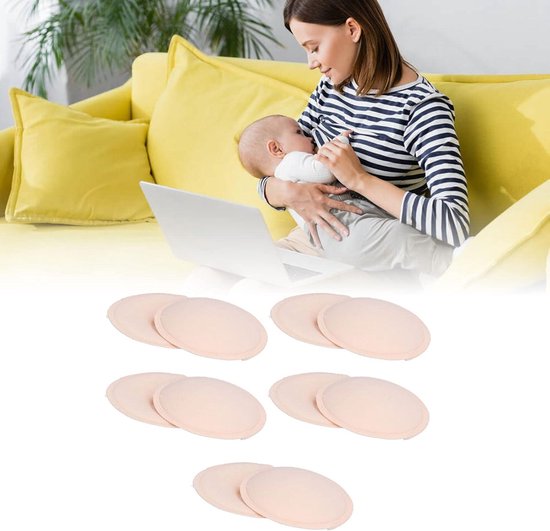 Wasbare Zoogcompressen | 6 stuks incl waszakje