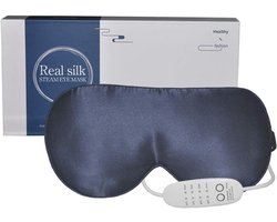 Elektrisch verwarmbaar masker voor de ogen, voor droge ogen, gezwollen ogen, blefaritis behandeling, verlichting van de oogbelasting, stijlogen en MGD (marineblauw)