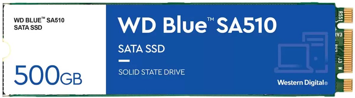 WD Blue SA510 SATA M.2 SSD 500GB