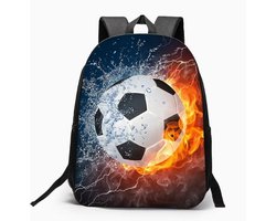 Voetbal Rugzak | Voetbalpatroon Rugtas | Rugzak Meisje | Rugzak Jongens | Mooie rugzakken met Voetbal | 15 - 20 liter | Kinder Rugzak