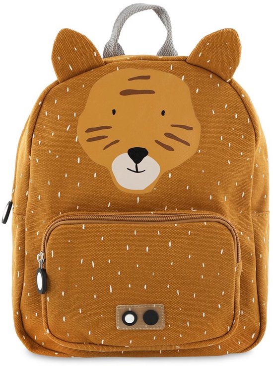 Trixie Rugzak - Mr. Tiger - Schooltas Waterafstotend - Boekentas voor Kind - Voor Jongens en Meisjes - Geschikt als Gymtas - Oranje