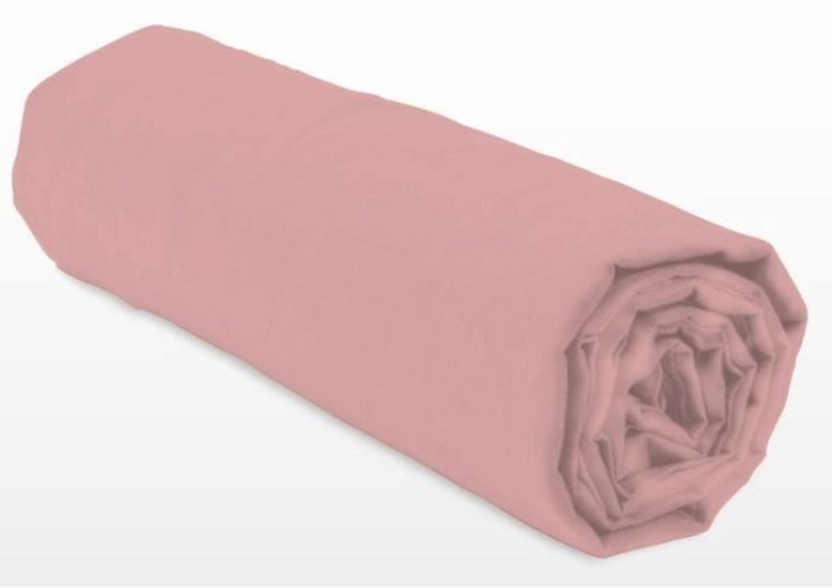 Hoeslaken - LOVELY HOME - LH71626 - 180 x 200 + 30 cm - Roze
