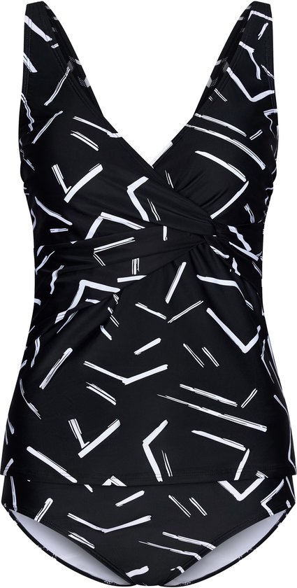 Tankini Femme Pastunette - White Blanches - Zwart - Taille 38