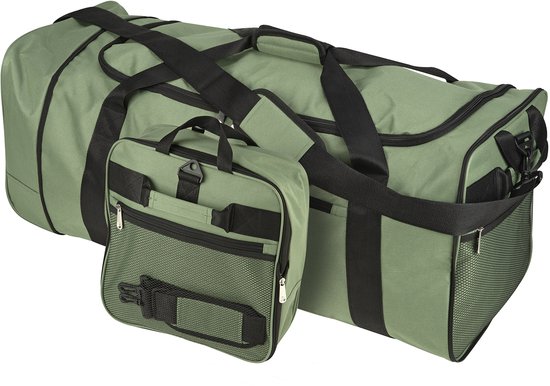 Princess Traveller Amalfi - Weekendtas - Opvouwbaar - 80 liter inhoud - Sage - 2 skatewielen