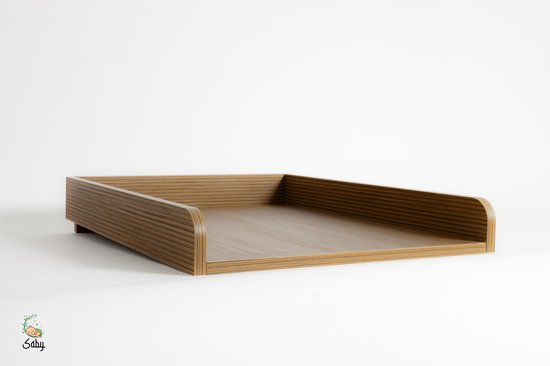 Saby® Universele Commode Bladvergroter - Geschikt voor Alle Kasten- Bamboe- MDF- Eenvoudig in elkaar te zetten - Creëert ruimte op de kast - Ruime bladoppervlakte - Geschikt voor vrijwel alle aankleedkussens