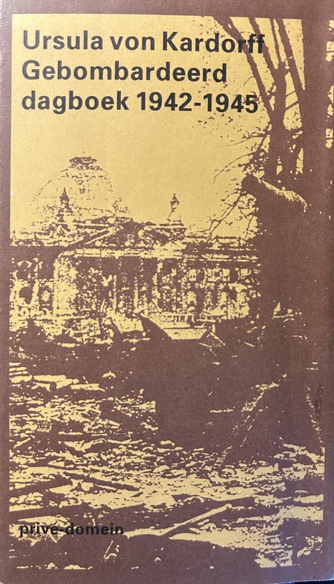 Omslag van Gebombardeerd Dagboek 1942-1945