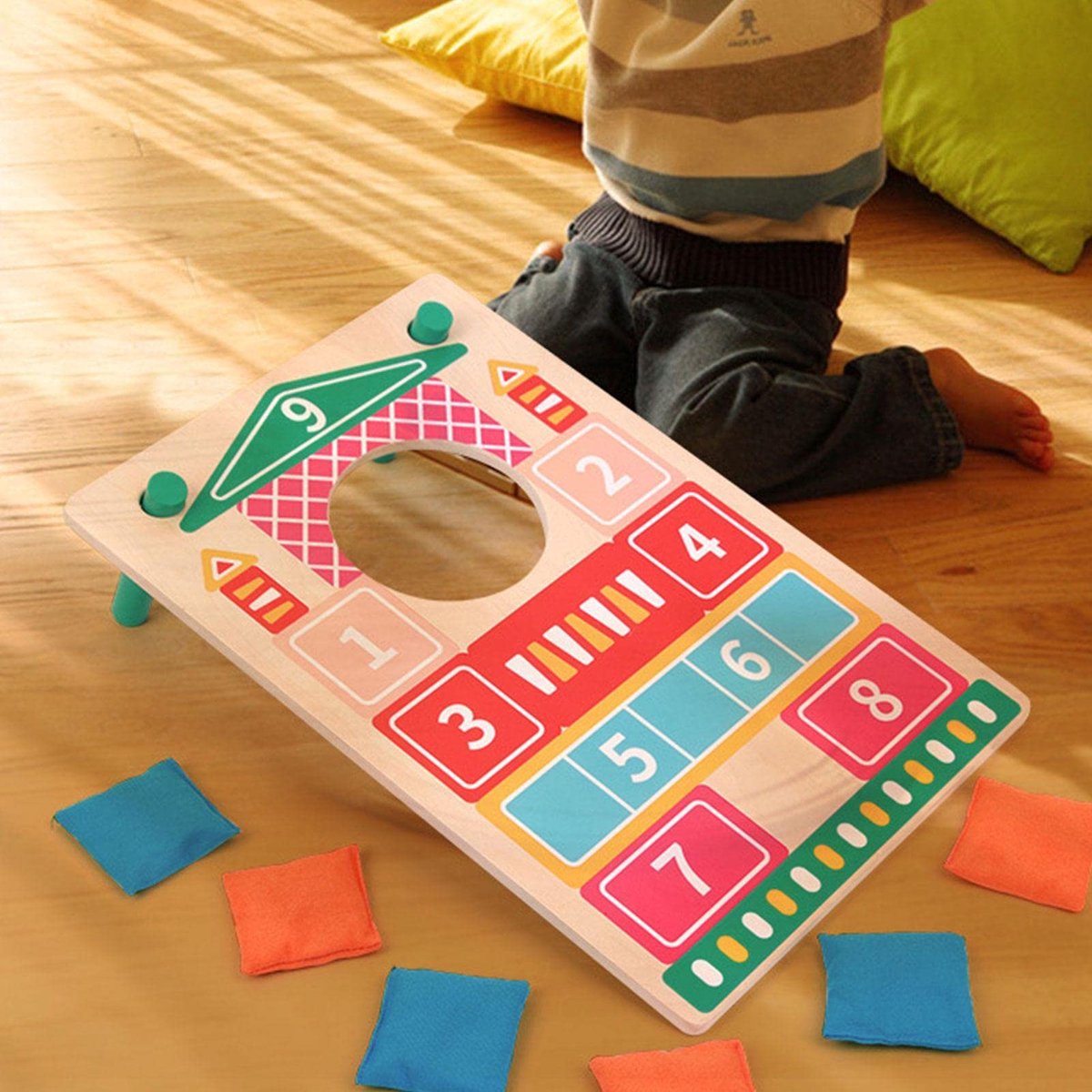 Giraffe cornhole spel - Cornhole Nederland